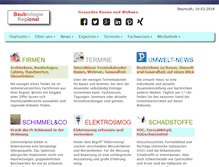 Tablet Screenshot of baubiologie-regional.de
